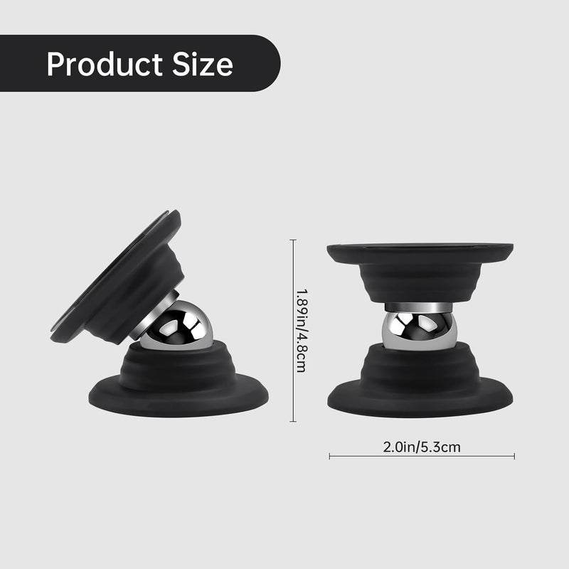 Lsaixl Magnetic Door Holder for RV, Magnetic RV Door Stopper, Strong Magnetic Baggage Door Catch Latch for RV, Camper, Travel Trailer, Motor Home, Boat Compartments, Cargo (Black) - Image 2
